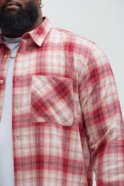 Dighton Plaid Shirt - Red/combo