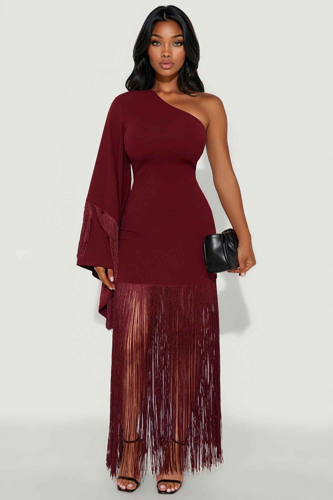 Dare And Swear Maxi Dress - Burgundy