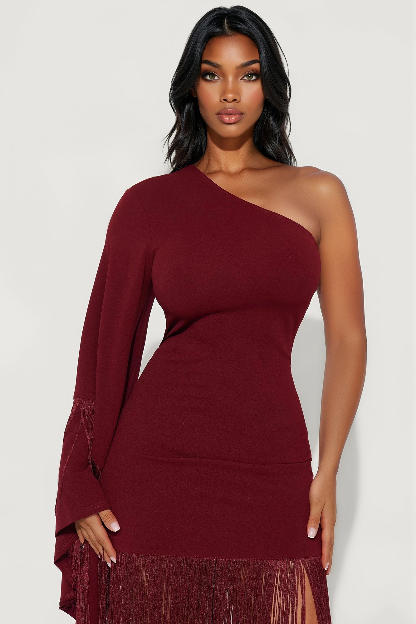 Dare And Swear Maxi Dress - Burgundy
