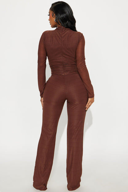 Iveth Jumpsuit - Brown