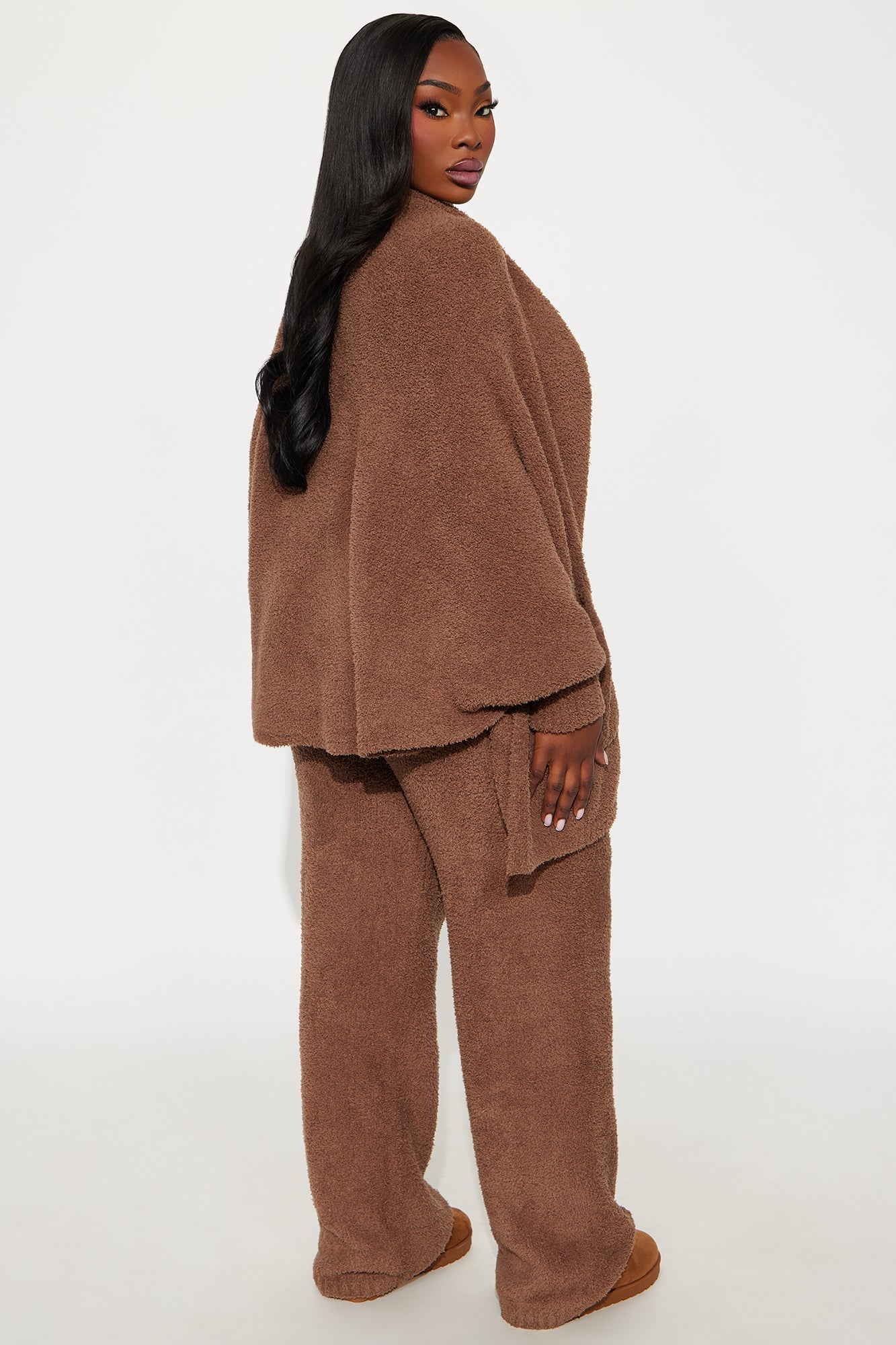 Living Cozy Pant Set - Mocha