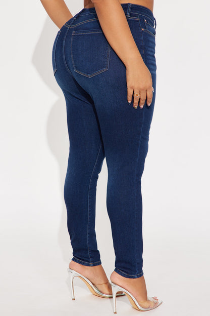 Move With You Low Rise Skinny Jeans - Dark Wash