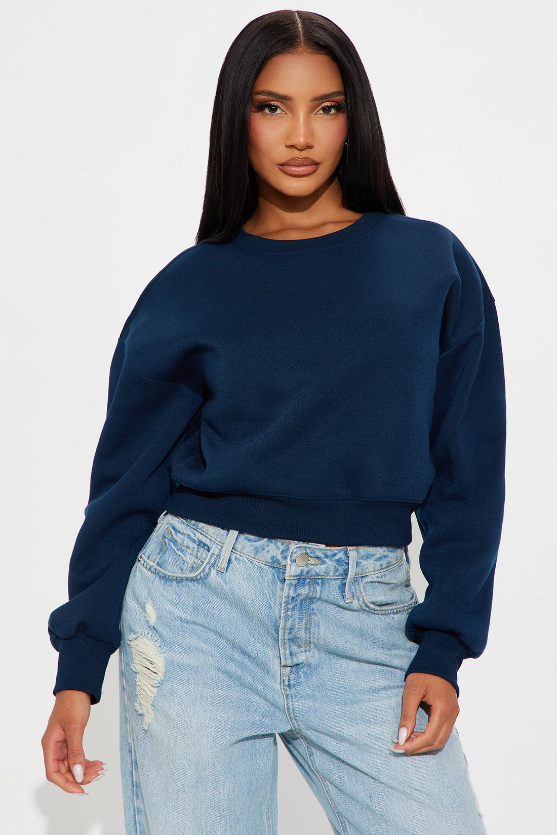 Candice Lounge Crew Neck - Navy