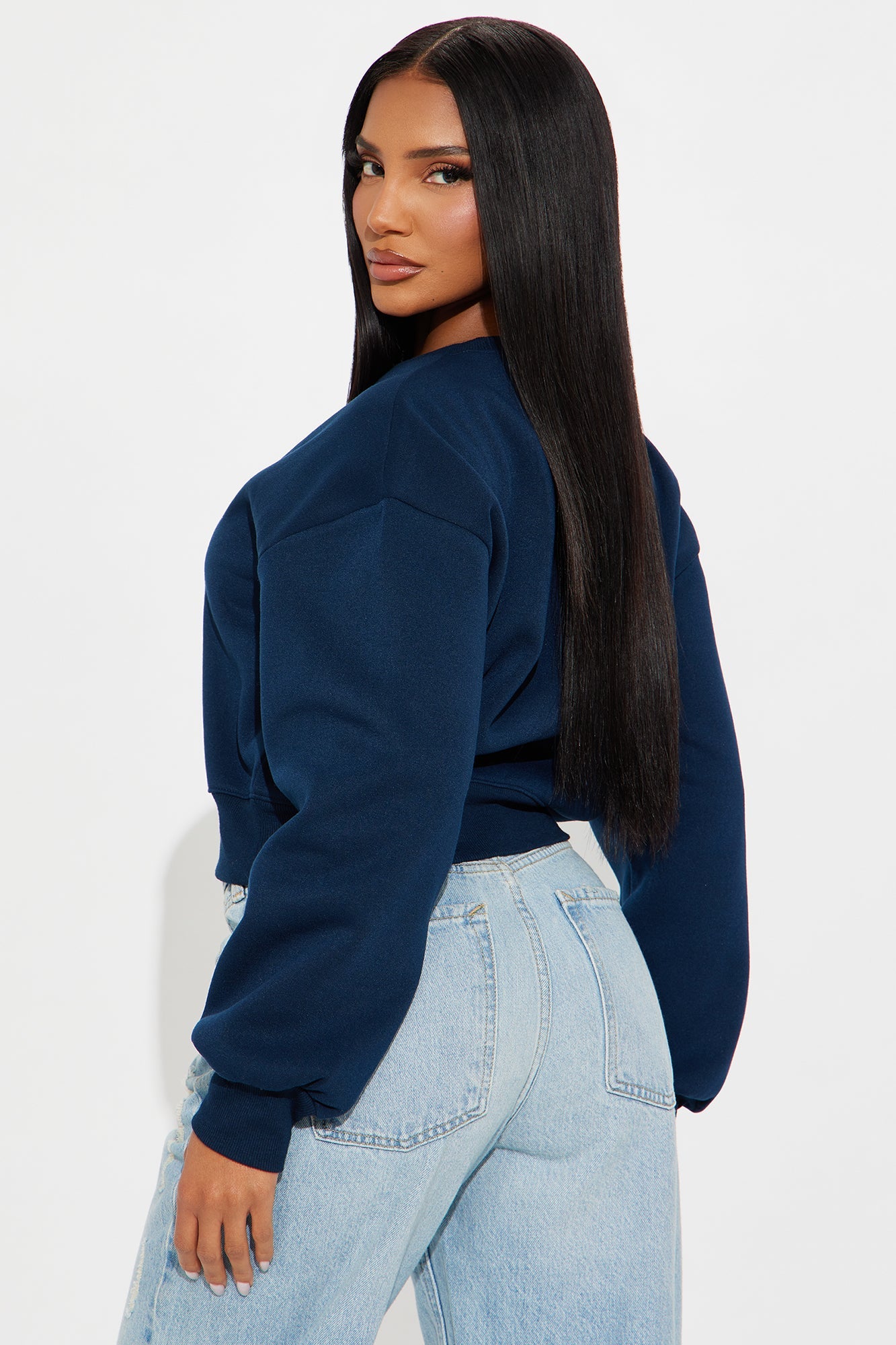 Candice Lounge Crew Neck - Navy