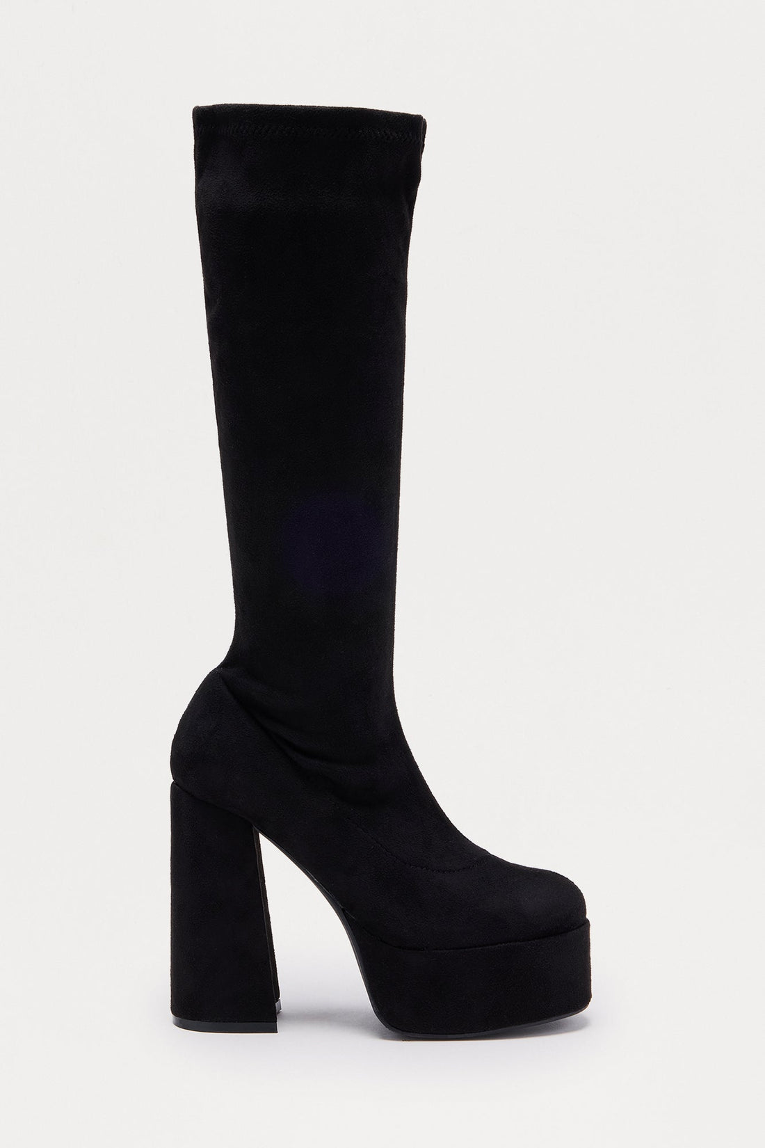 Camden Platform Boots - Black/Black