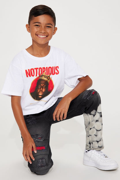 Mini Notorious B.I.G. Short Sleeve Tee - White