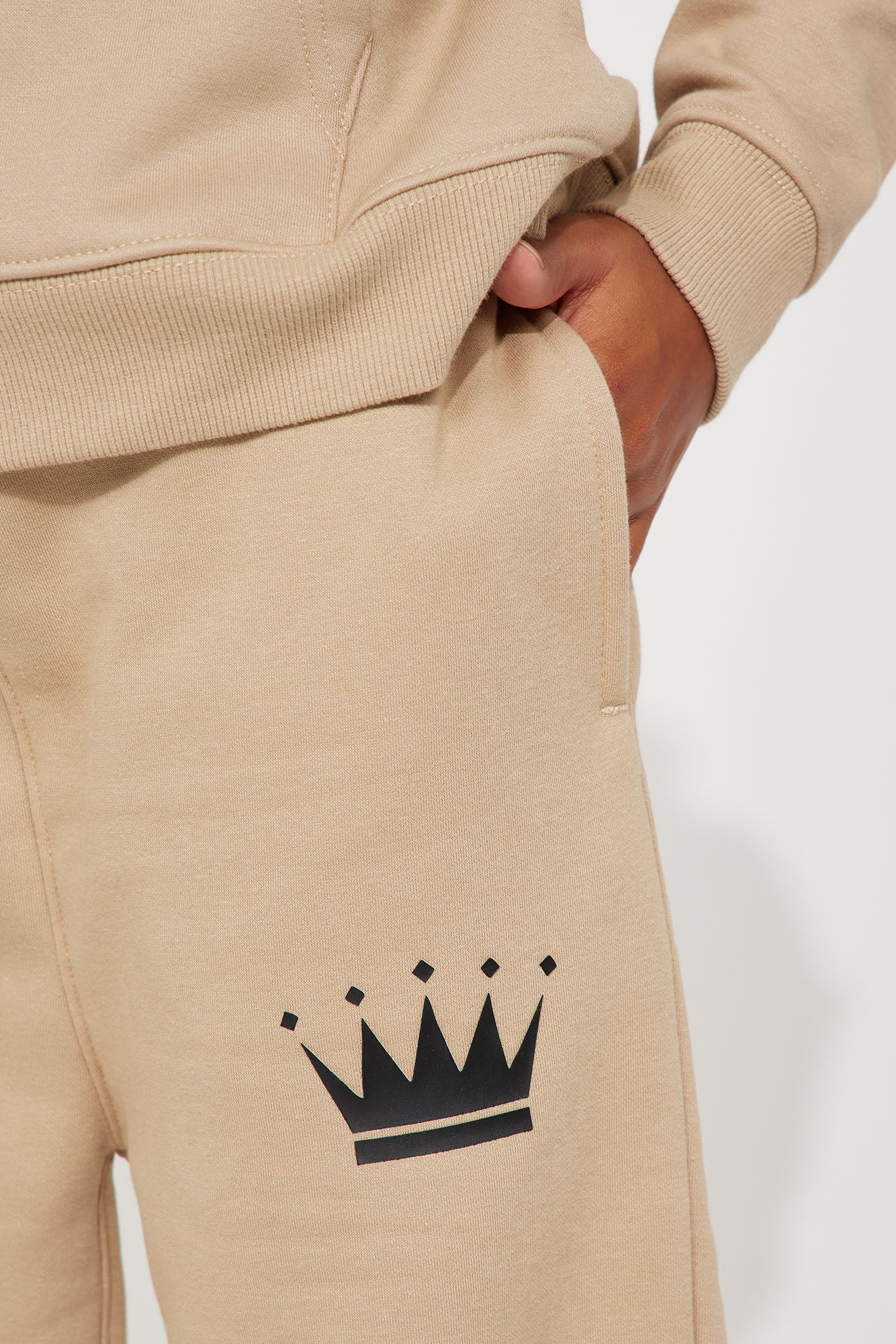 Family Goals Mini Prince Jogger - Taupe
