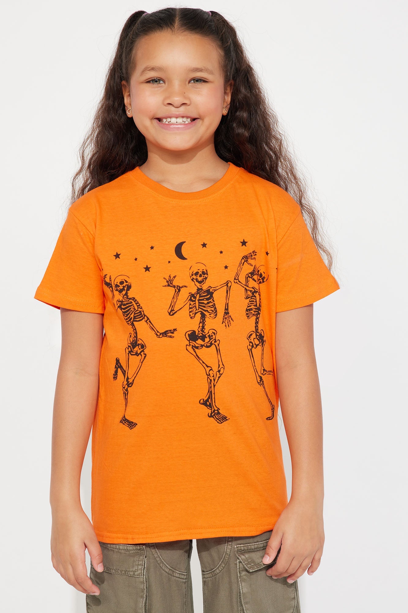 Mini Skeleton Squad T-Shirt - Orange