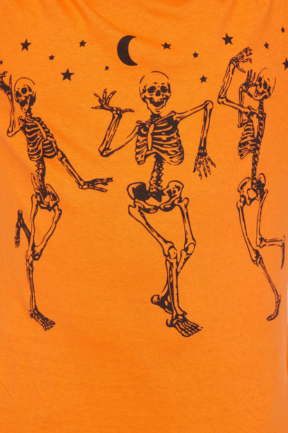 Mini Skeleton Squad T-Shirt - Orange