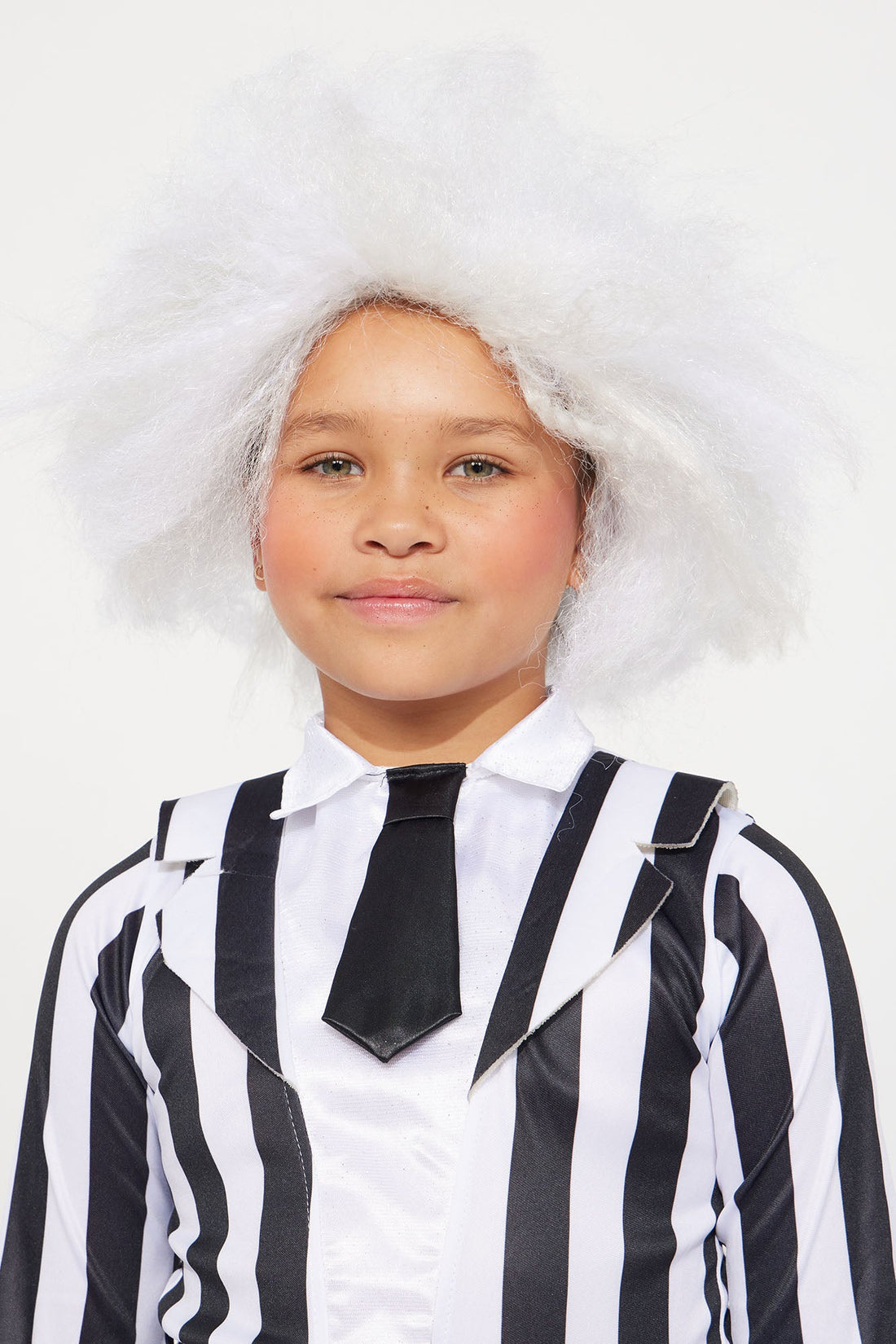 Mini Beetle Juice Wig - White