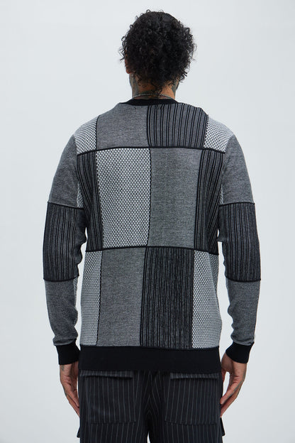 Better And Better Crewneck Sweater - Black/combo