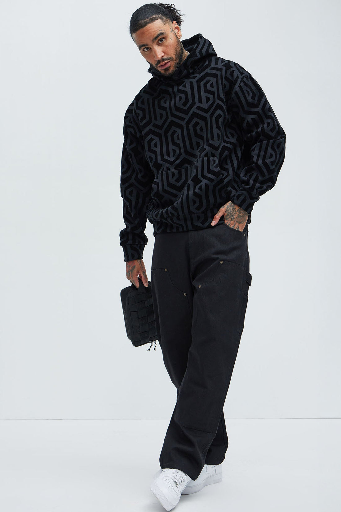 Bold Flock Hoodie - Black
