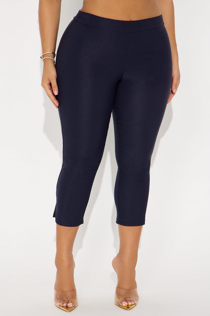 Natalia Millennium Capri Skinny Pant 20″ - Navy