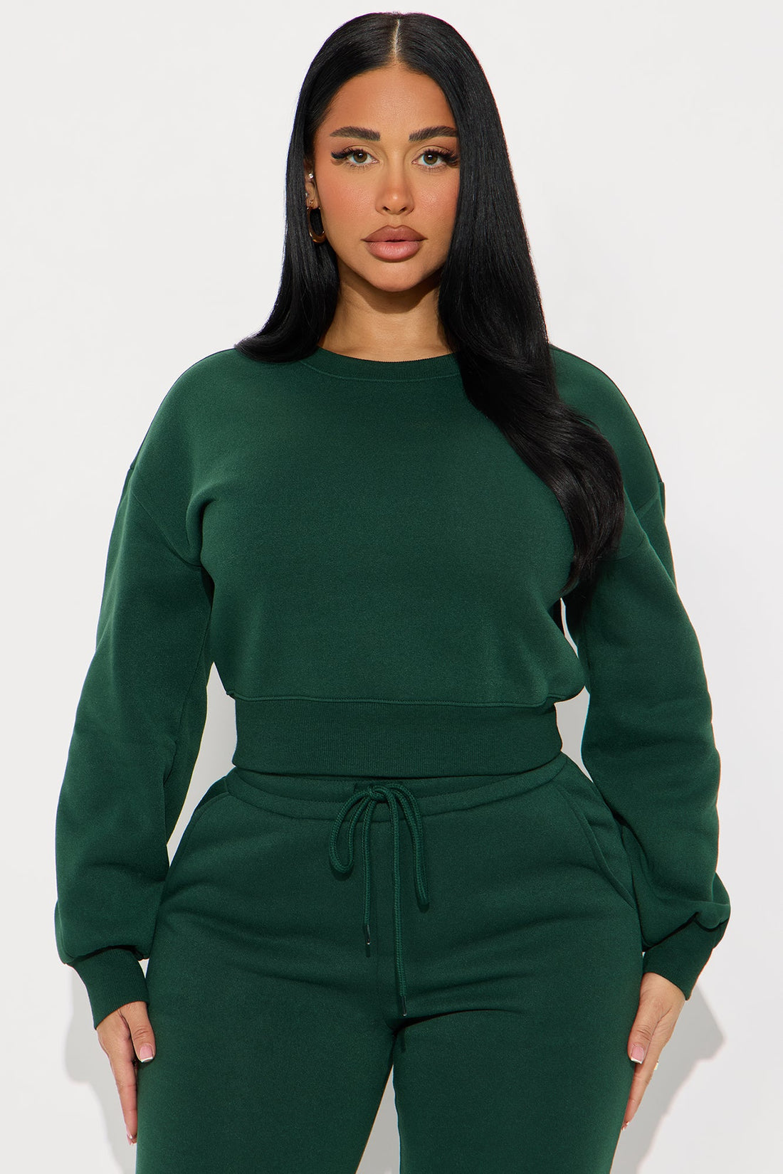 Candice Lounge Crew Neck - Hunter