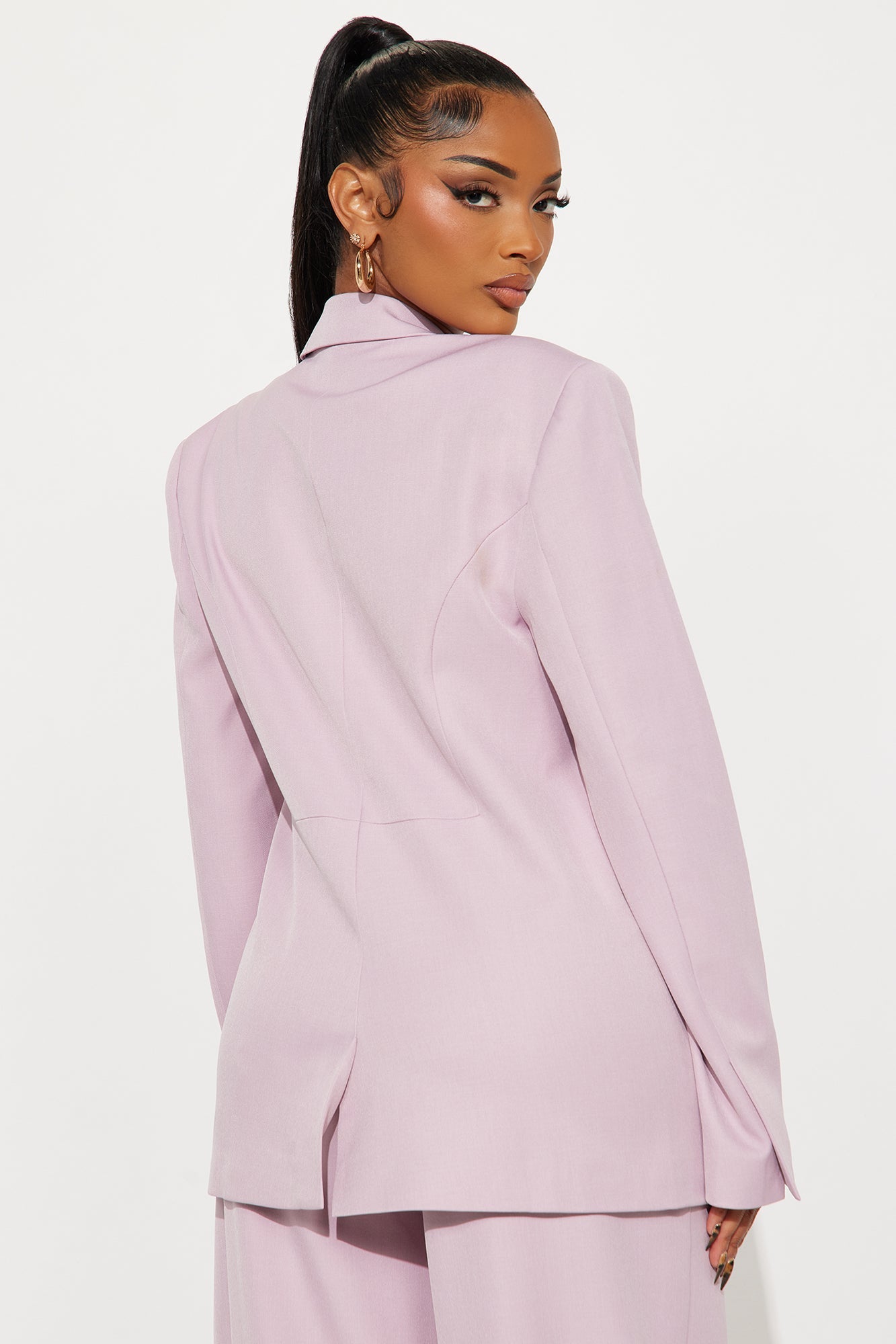 Close The Deal Fitted Blazer - Pink