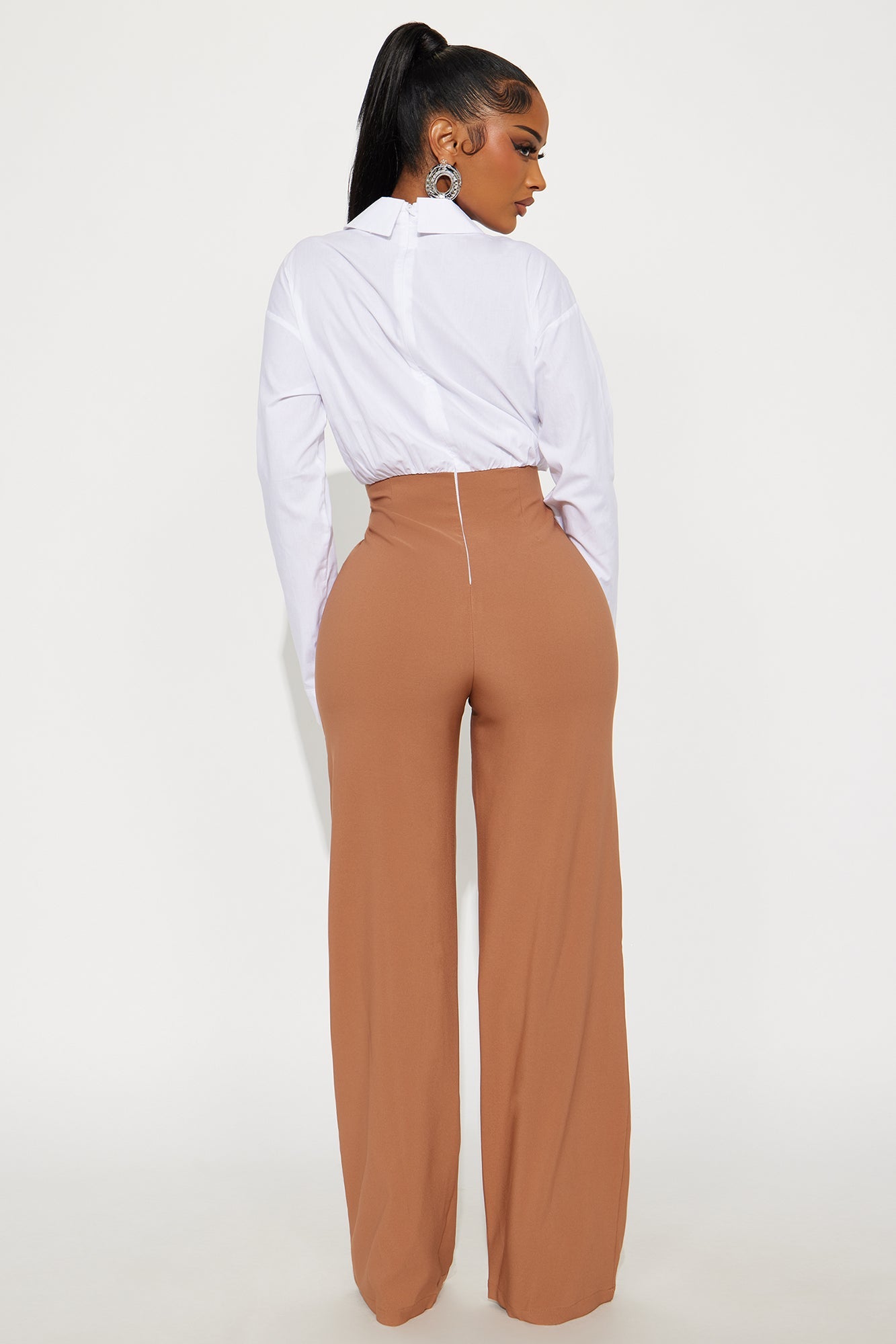 Collaboration Jumpsuit - Mocha/combo