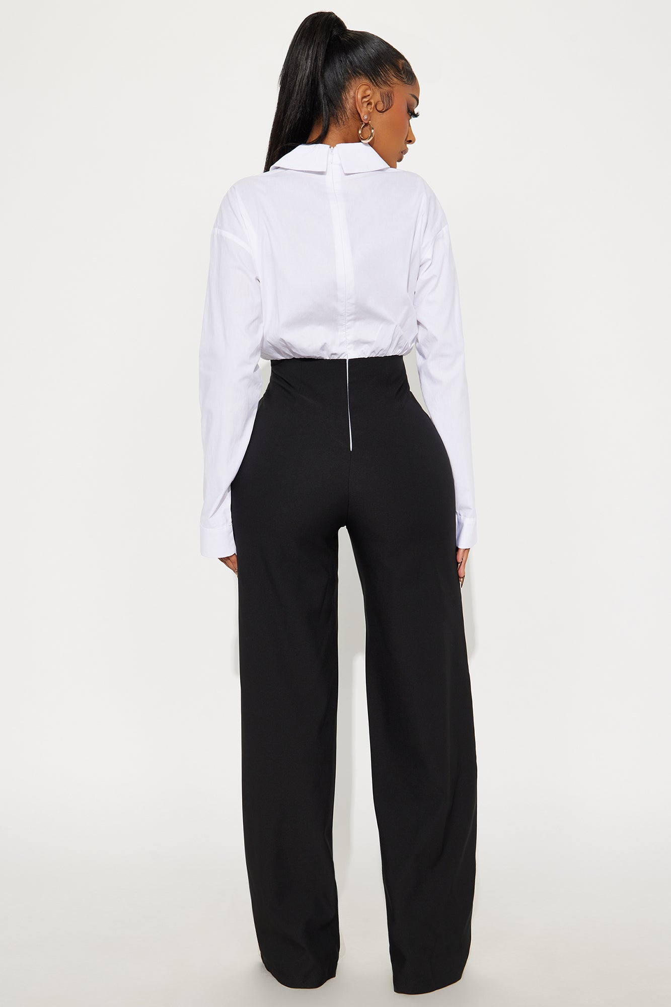 Collaboration Jumpsuit - White/Black