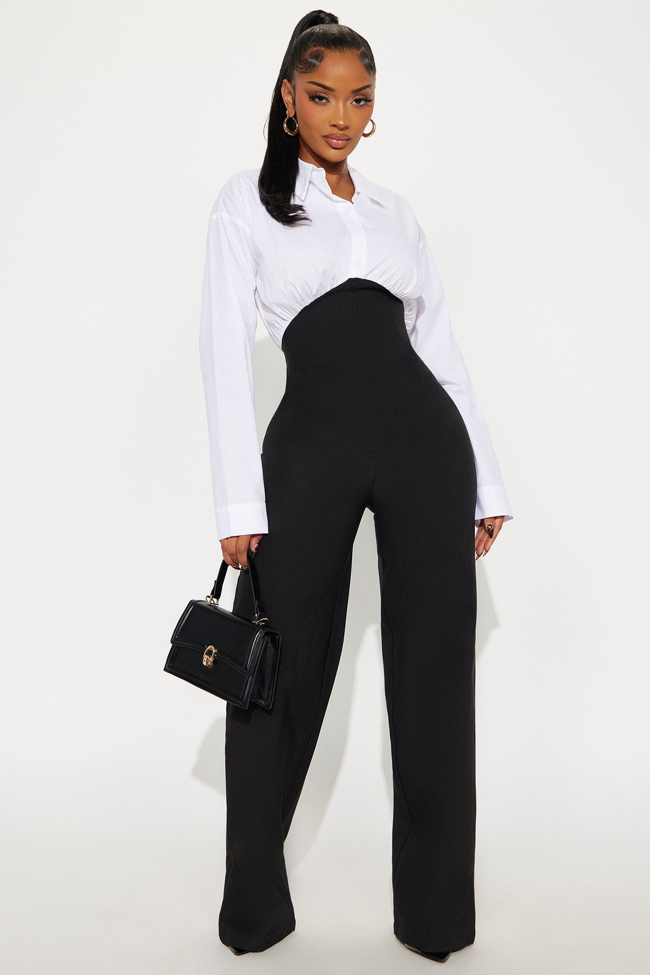 Collaboration Jumpsuit - White/Black