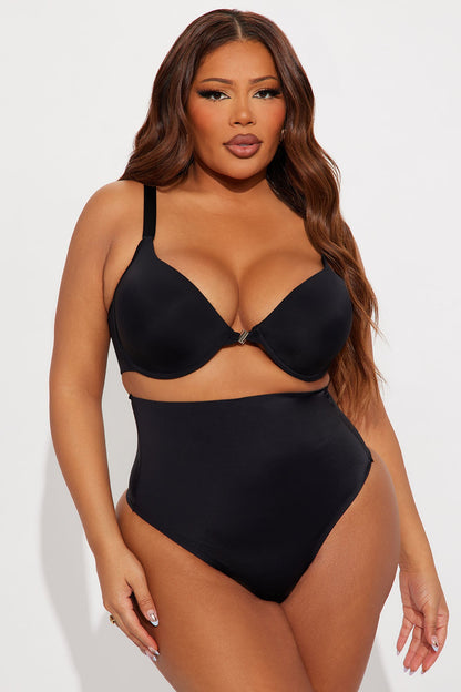 Daily Comfort High Waist Shaper Panty - Black