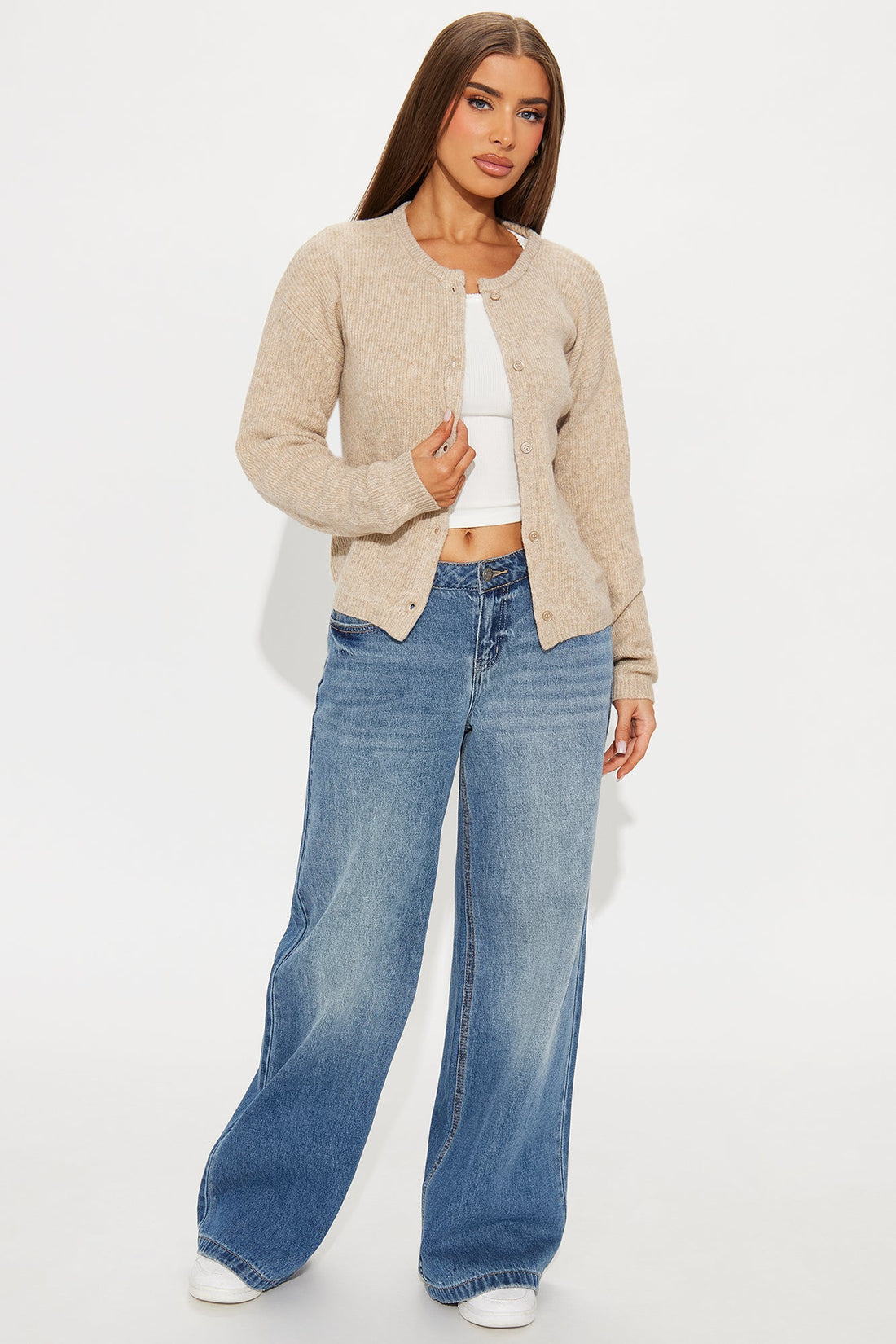 In Love With Fall Cardigan - Beige