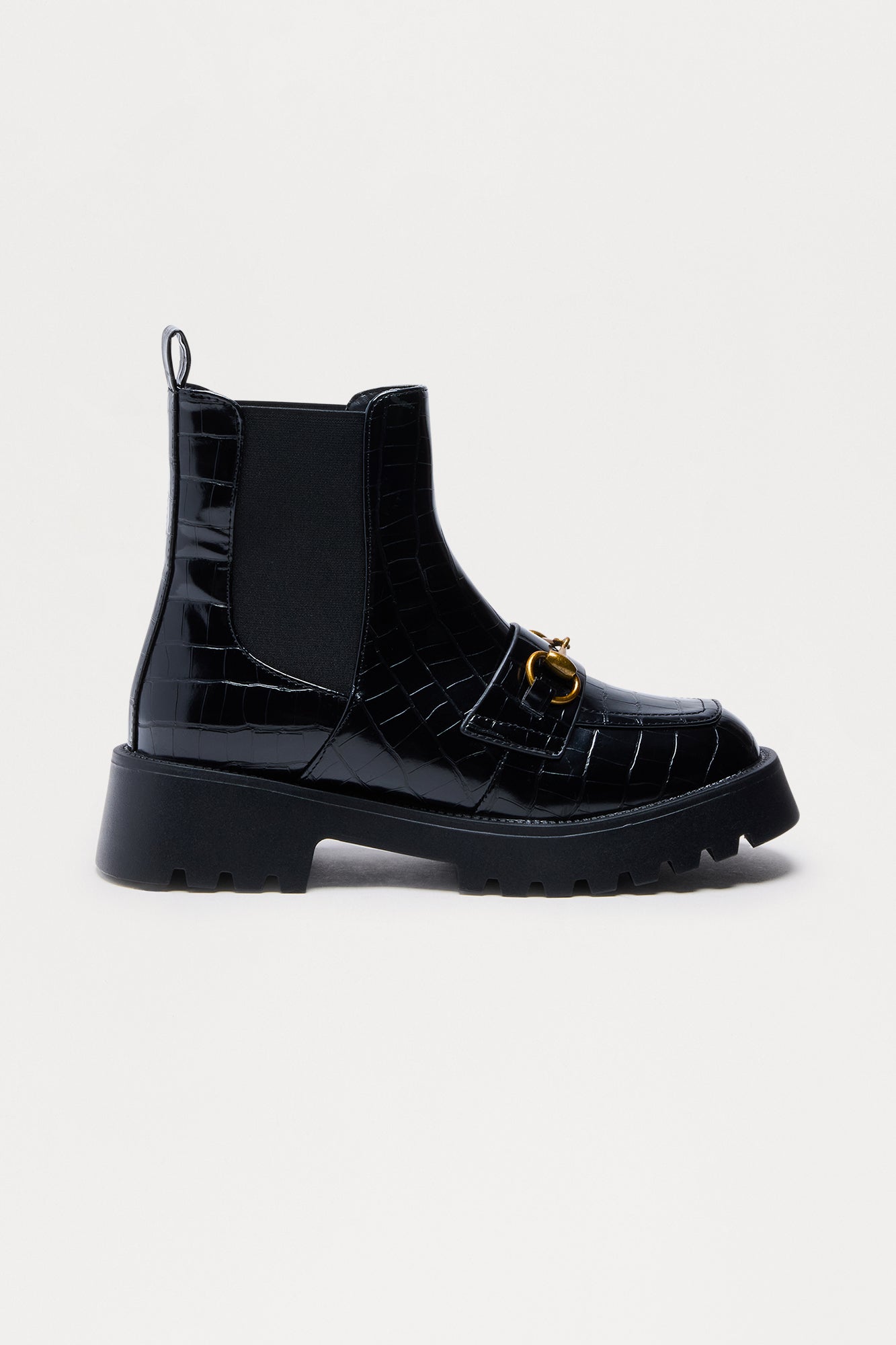 Gavin Hardware Booties - Black