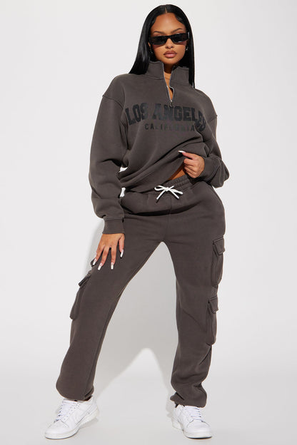 Los Angeles Cargo Jogger Set - Acid Wash