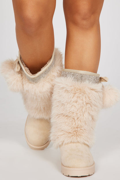 Chill With Me Booties - Nude