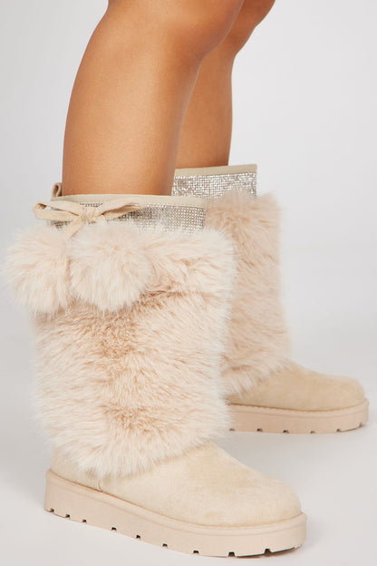 Chill With Me Booties - Nude