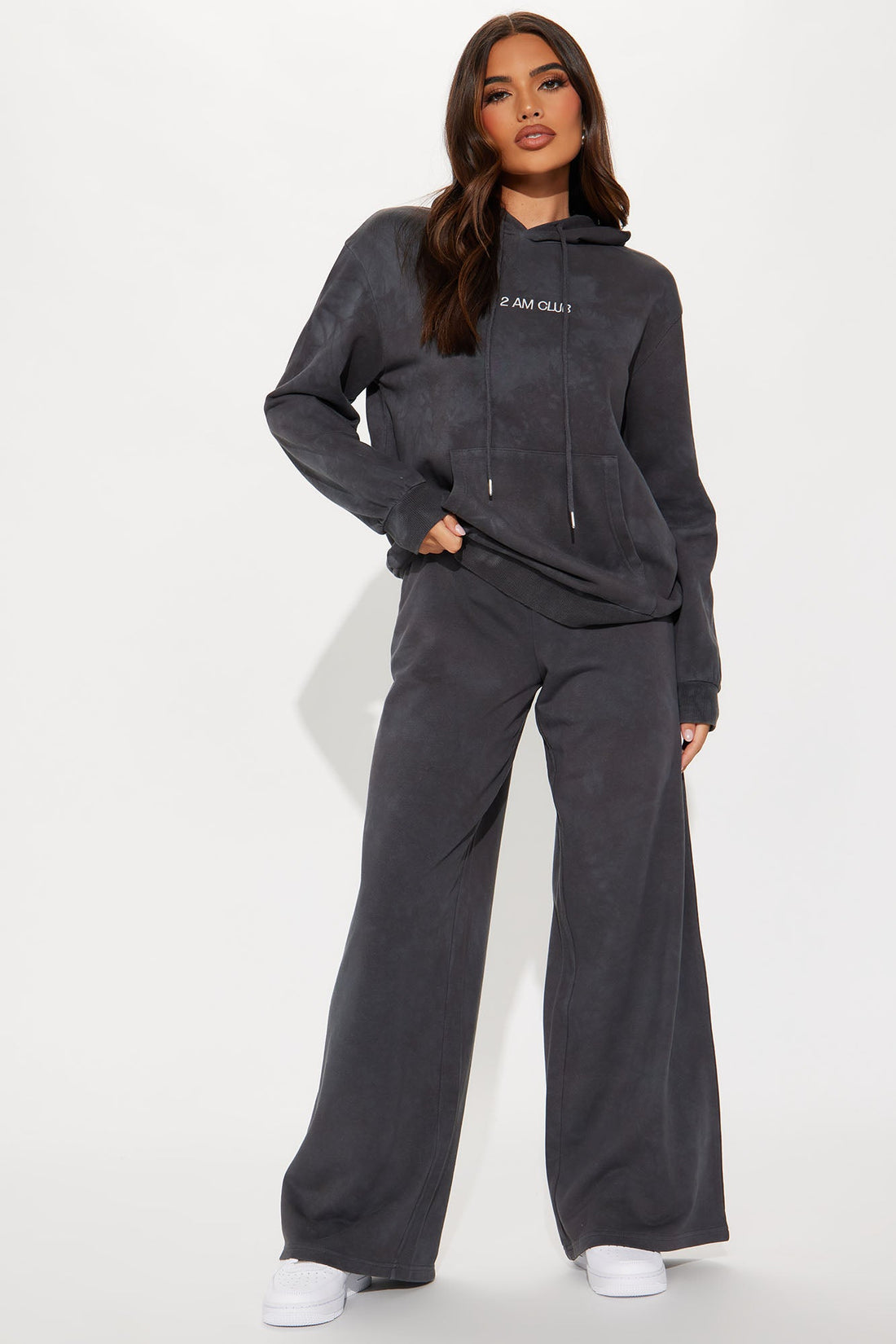 2 AM Club Sweatsuit Set - Charcoal