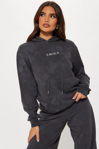 2 AM Club Sweatsuit Set - Charcoal