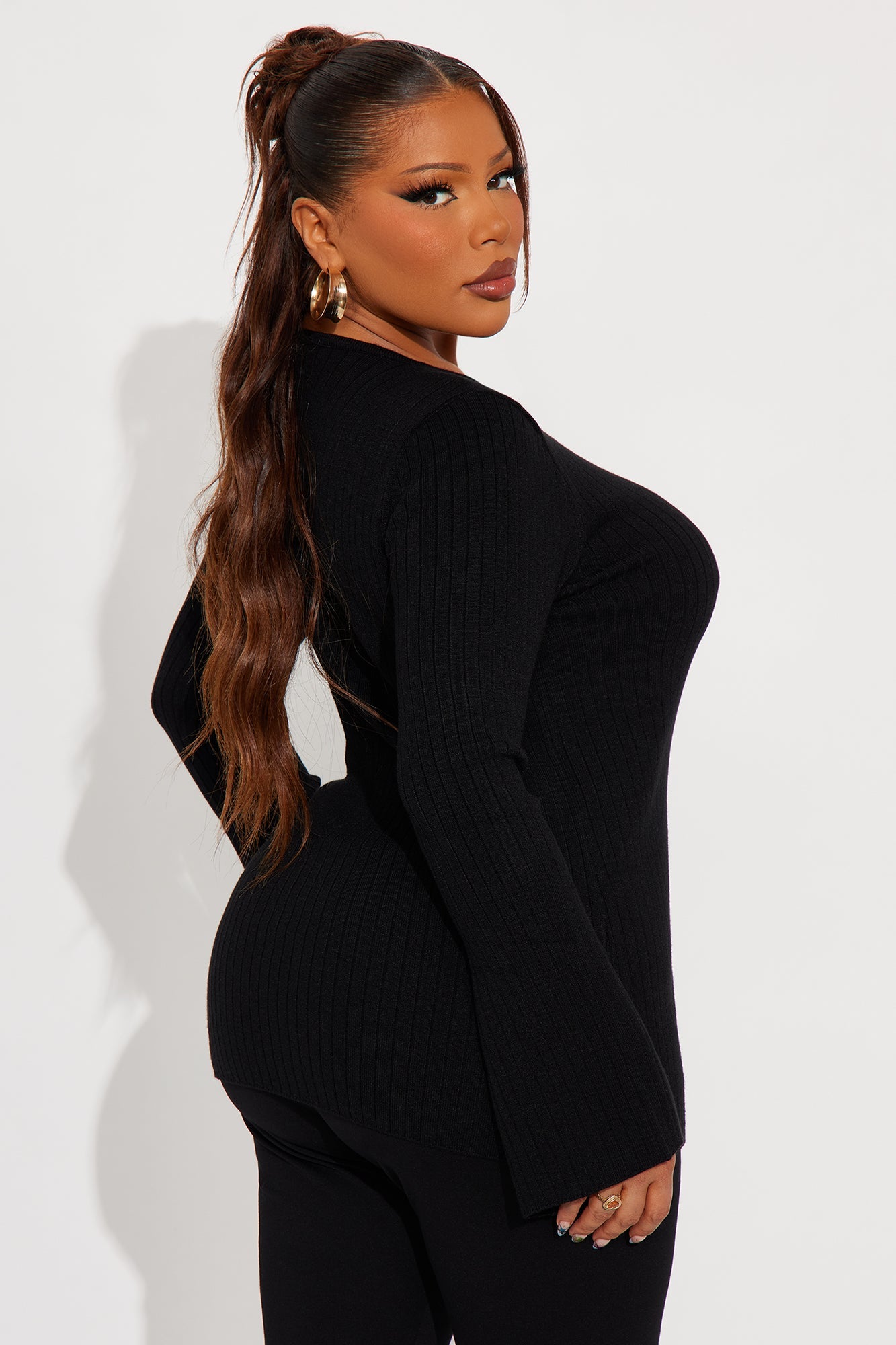 Felicity Hardware Cardigan - Black