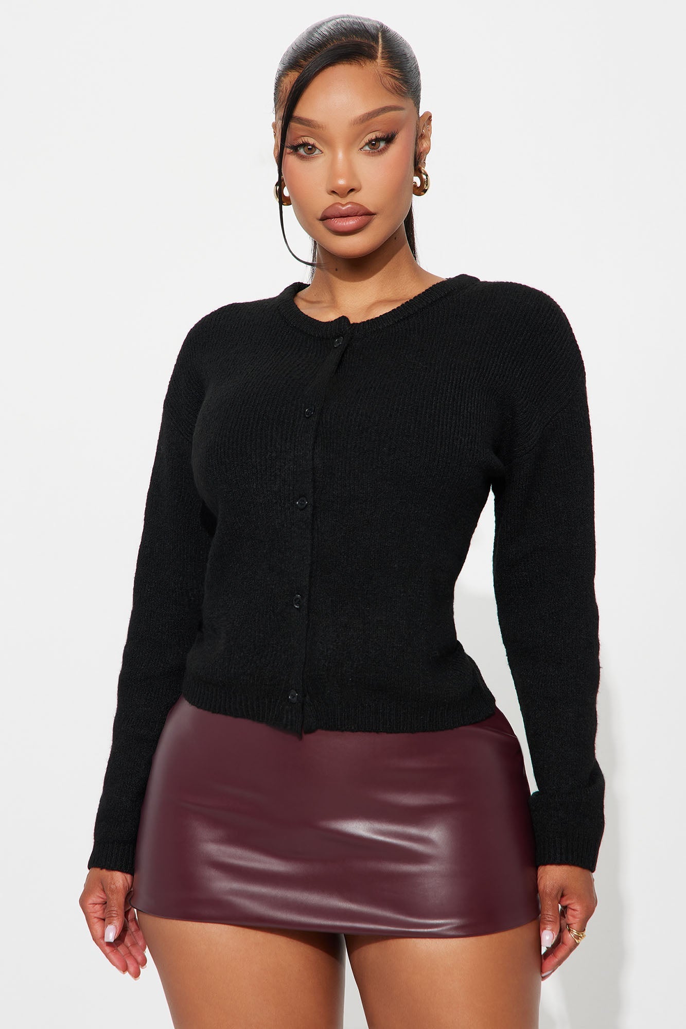 In Love With Fall Cardigan - Black