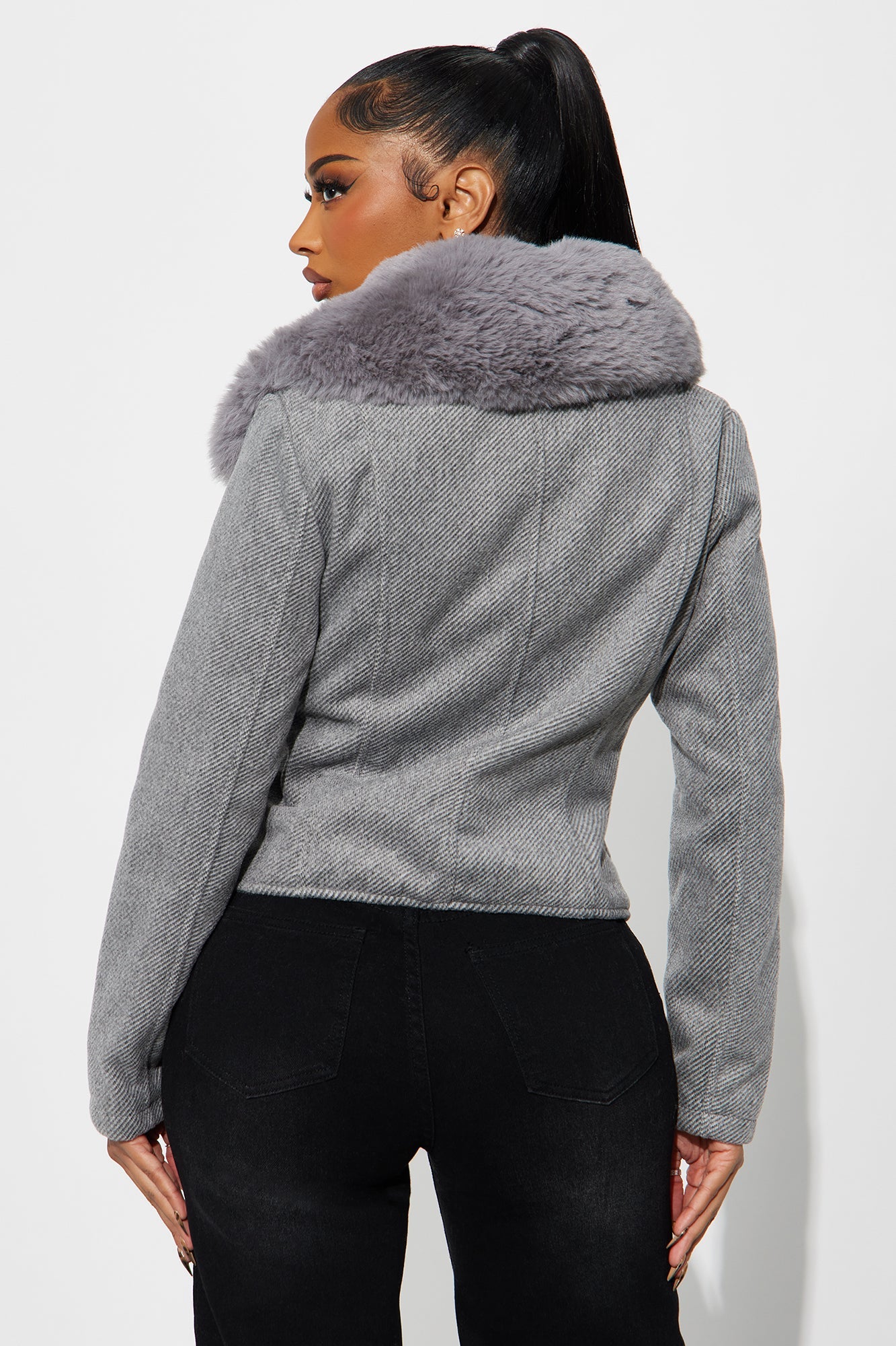 Highest Peaks Moto Jacket - Charcoal