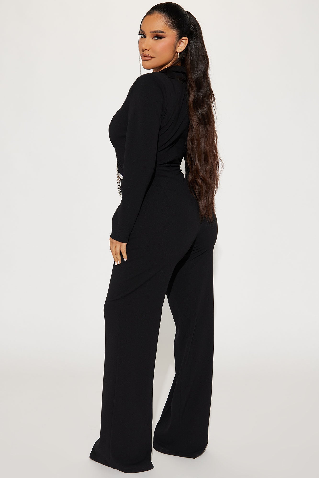 Sweet Nights Jumpsuit - Black