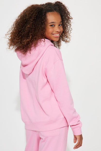 Mini Stole Your Toys Oversized Hoodie - Pink