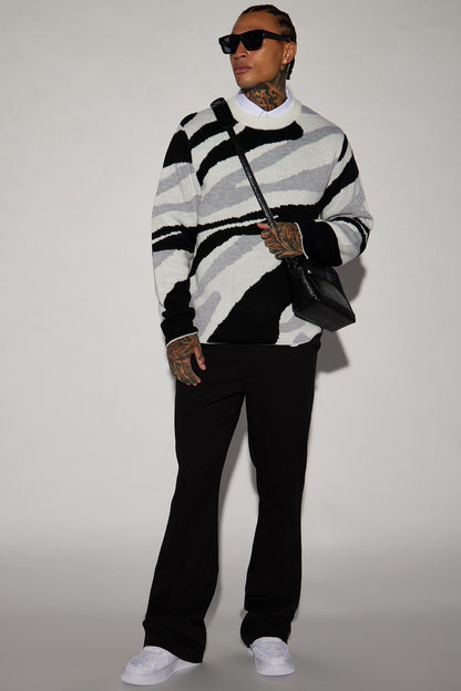 Set The Vibe Sweater - White