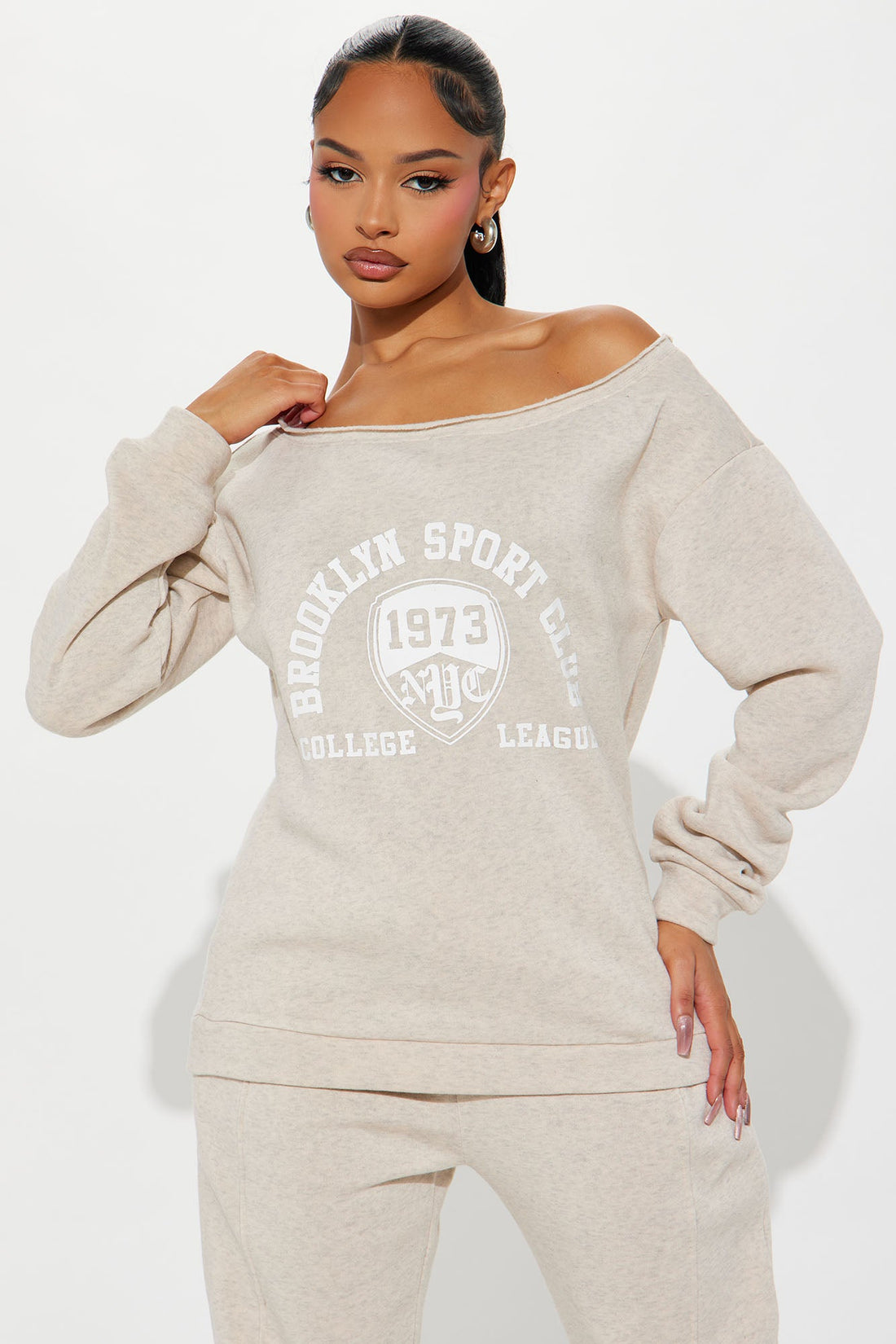 NY Sport Club Jogger Set - Oatmeal
