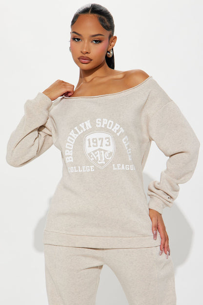 NY Sport Club Jogger Set - Oatmeal