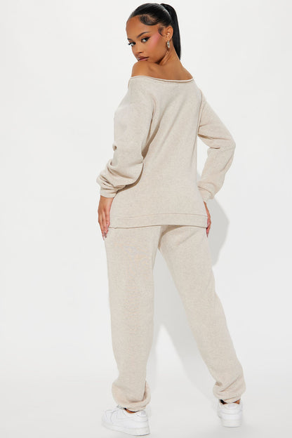NY Sport Club Jogger Set - Oatmeal