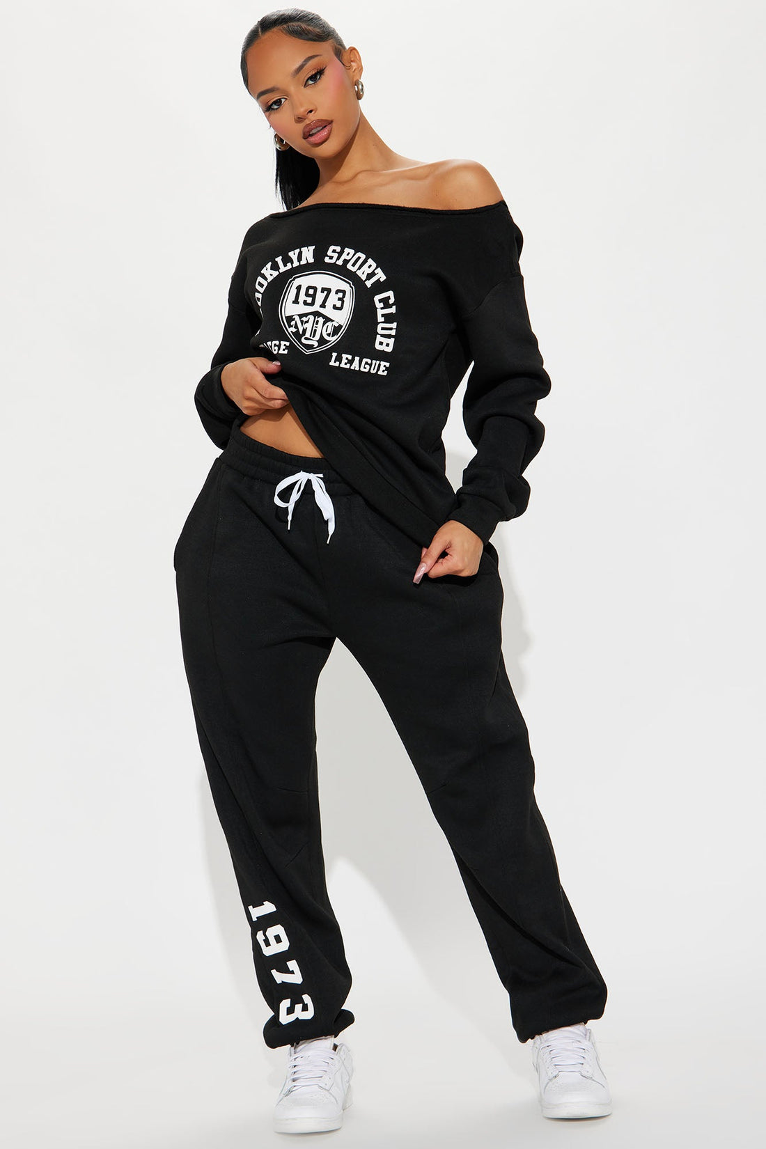 NY Sport Club Jogger Set - Black