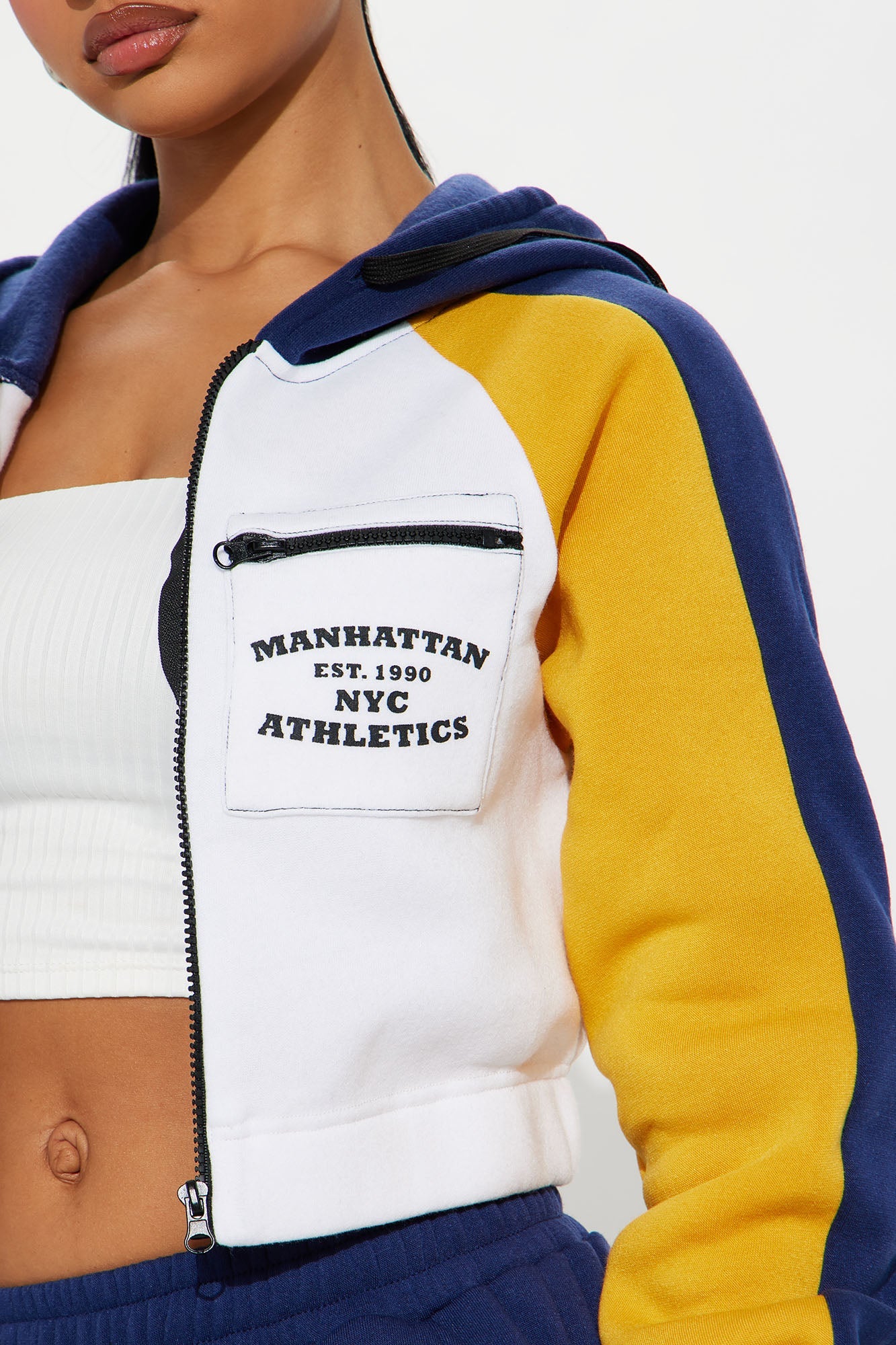 Manhattan Fleece Pant Set - Navy