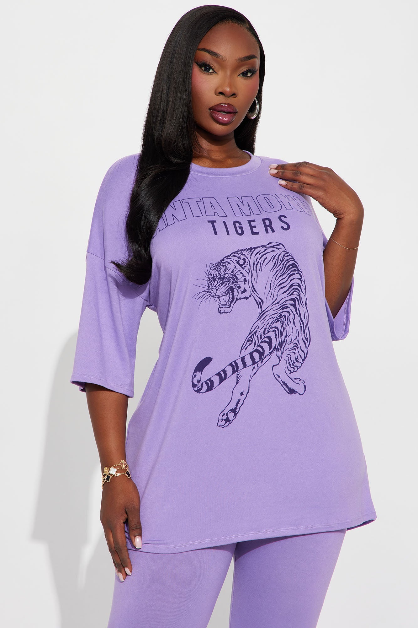 Santa Monica Leggings Pant Set - Lavender