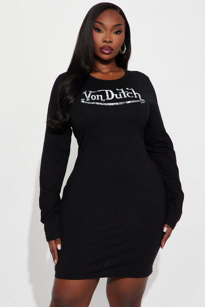 Von Dutch Vintage Mini Dress - Black