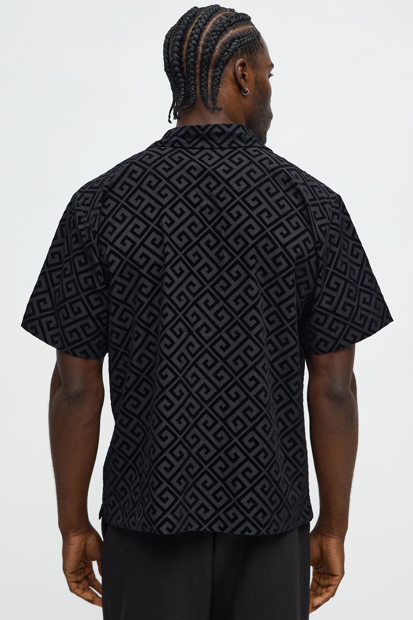Palazzo Cut Polo - Black