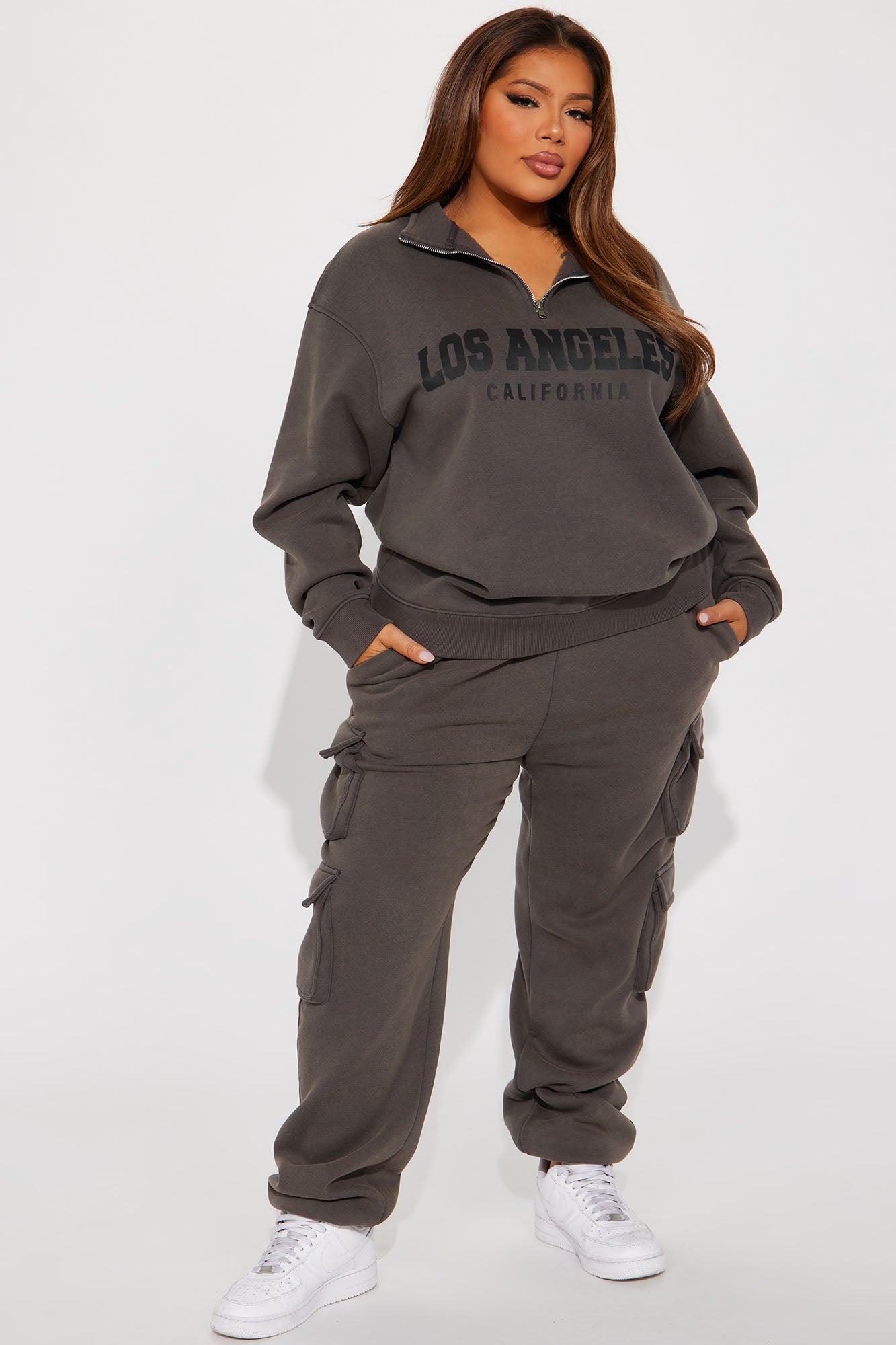 Los Angeles Cargo Jogger Set - Acid Wash