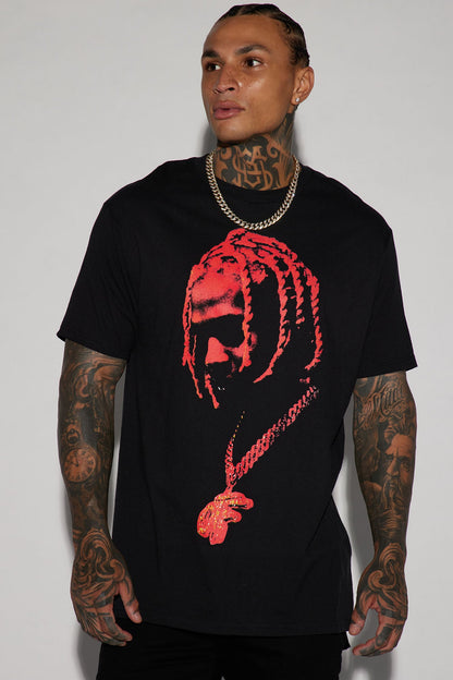 OTF Chain Butterfly Short Sleeve Tee - Black