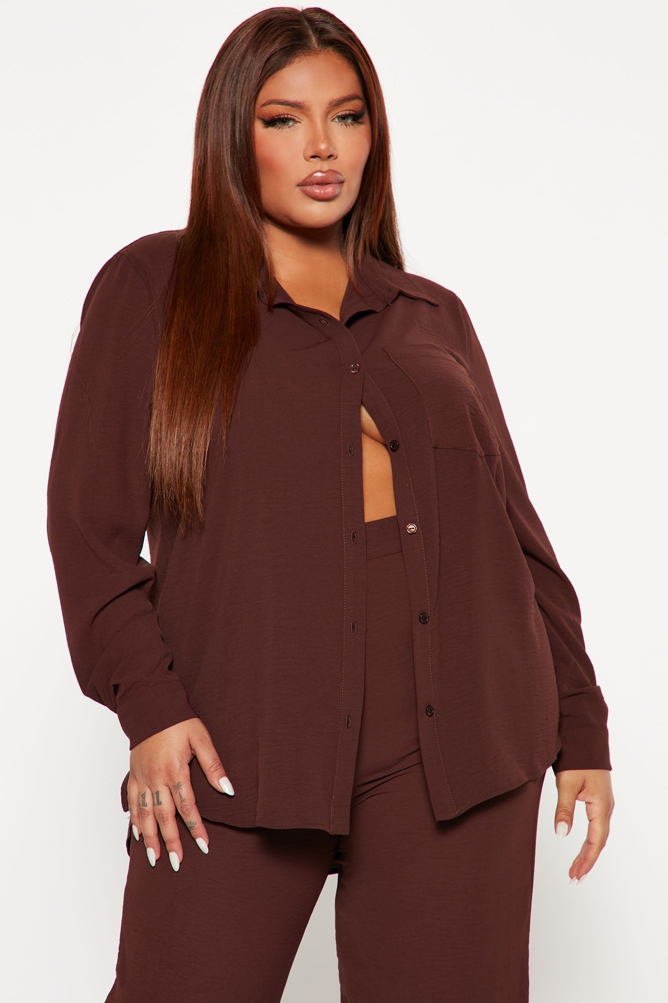Makenzie Pant Set - Brown