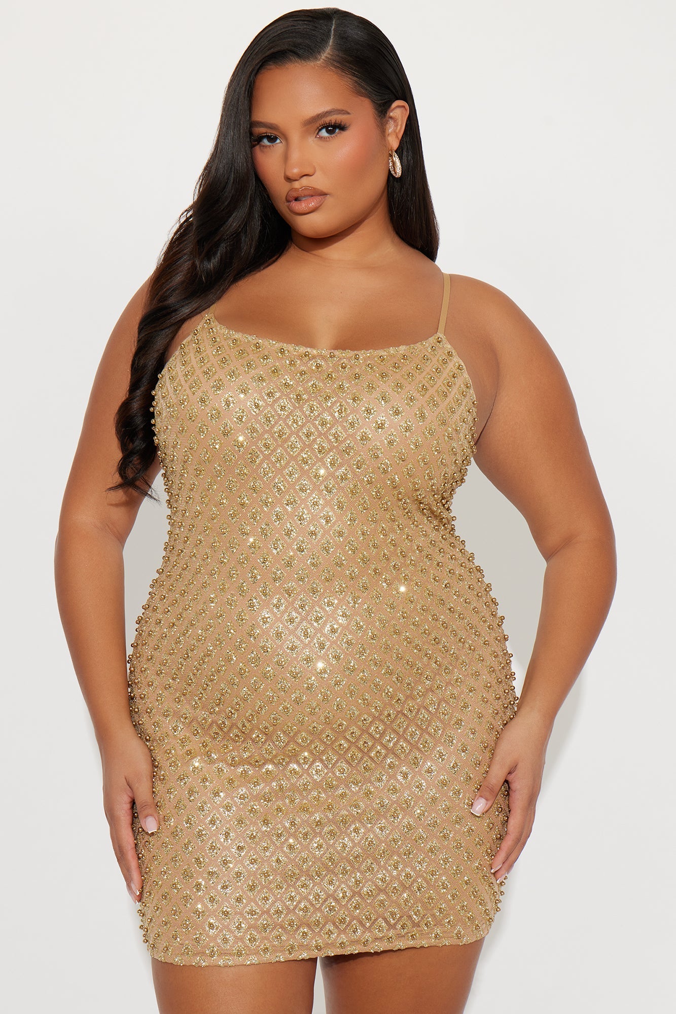 Tall Roxi Dress - Gold