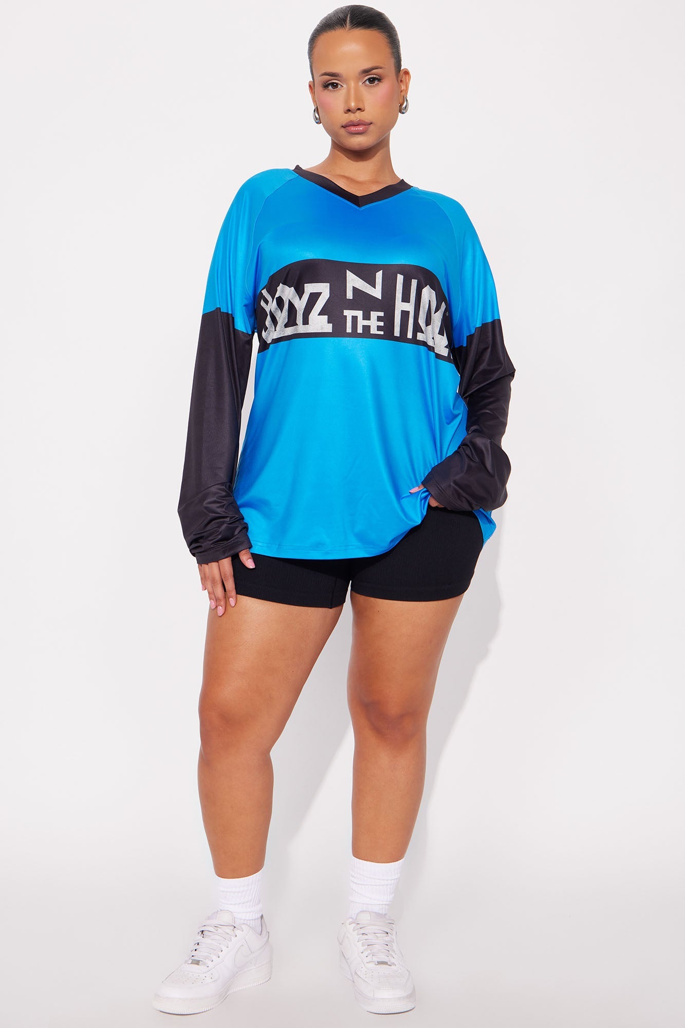 Boyz N The Hood Long Sleeve Jersey - Blue