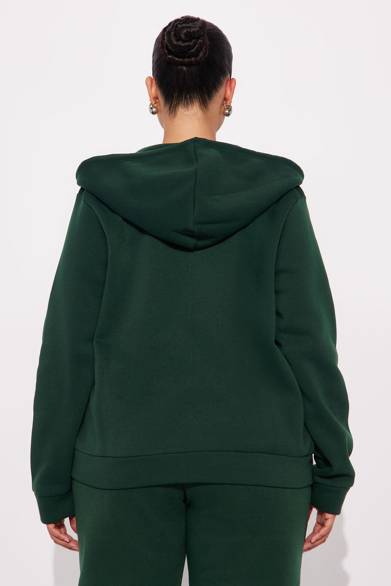 Candice Zip Up Hoodie - Hunter